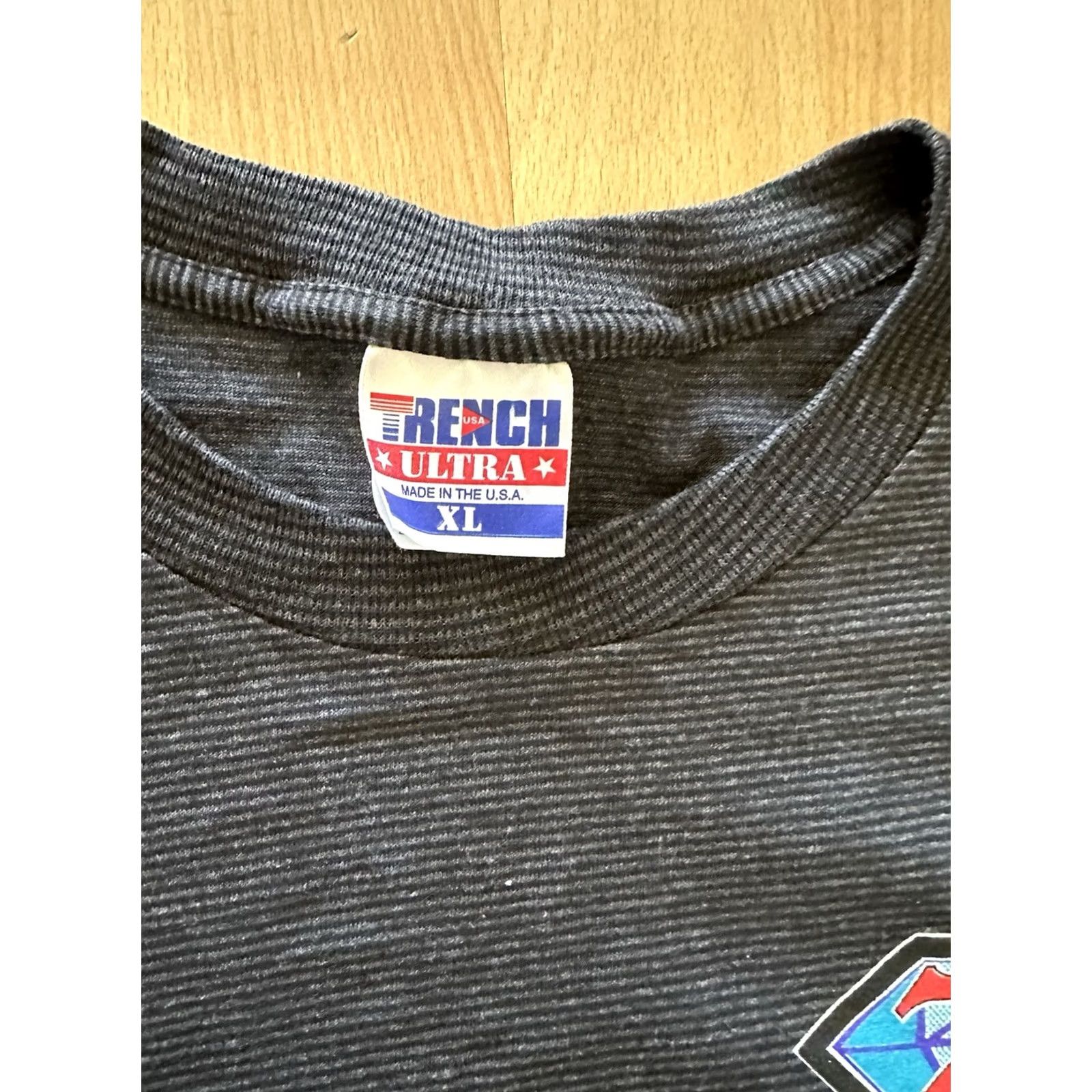NFL VINTAGE 90s New York Jets Tee T Shirt Trench Single Stitch XL Men's Black NFL Size US XL / EU 56 / 4 - 6 Thumbnail