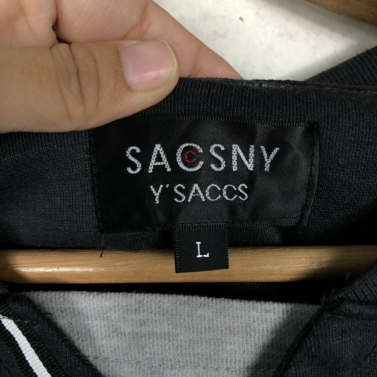 Japanese Brand 🔥VINTAGE LONG SLEEVE SWEATSHIRT SACSNY Y’SACCS JAPAN Size US L / EU 52-54 / 3 - 14 Thumbnail