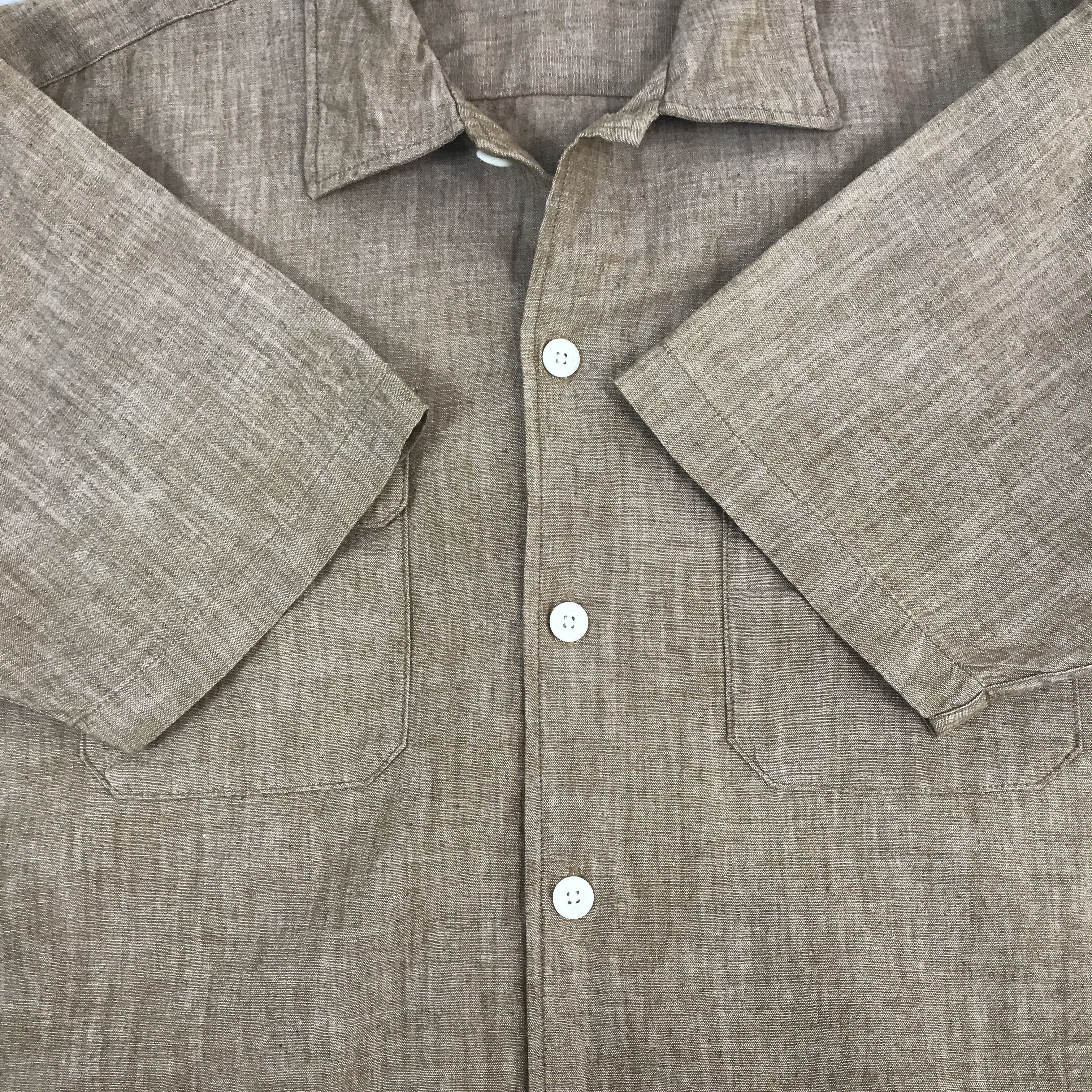 JW Anderson × Japanese Brand × Uniqlo Vintage J.W.Anderson x Uniqlo button up short sleeve Shirt Size US S / EU 44-46 / 1 - 5 Thumbnail