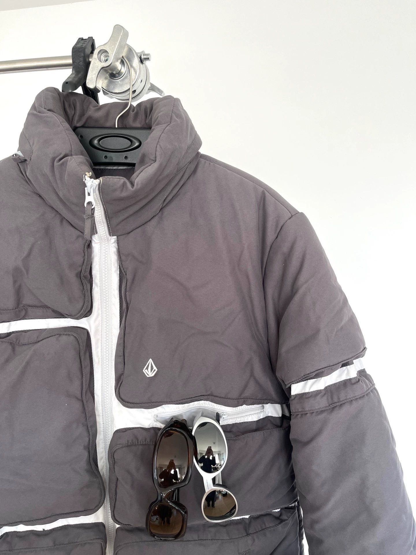 Volcom Volcom Vintage 00s Knife-Cut Diamond Padded Jacket Size US M / EU 48-50 / 2 - 2 Thumbnail