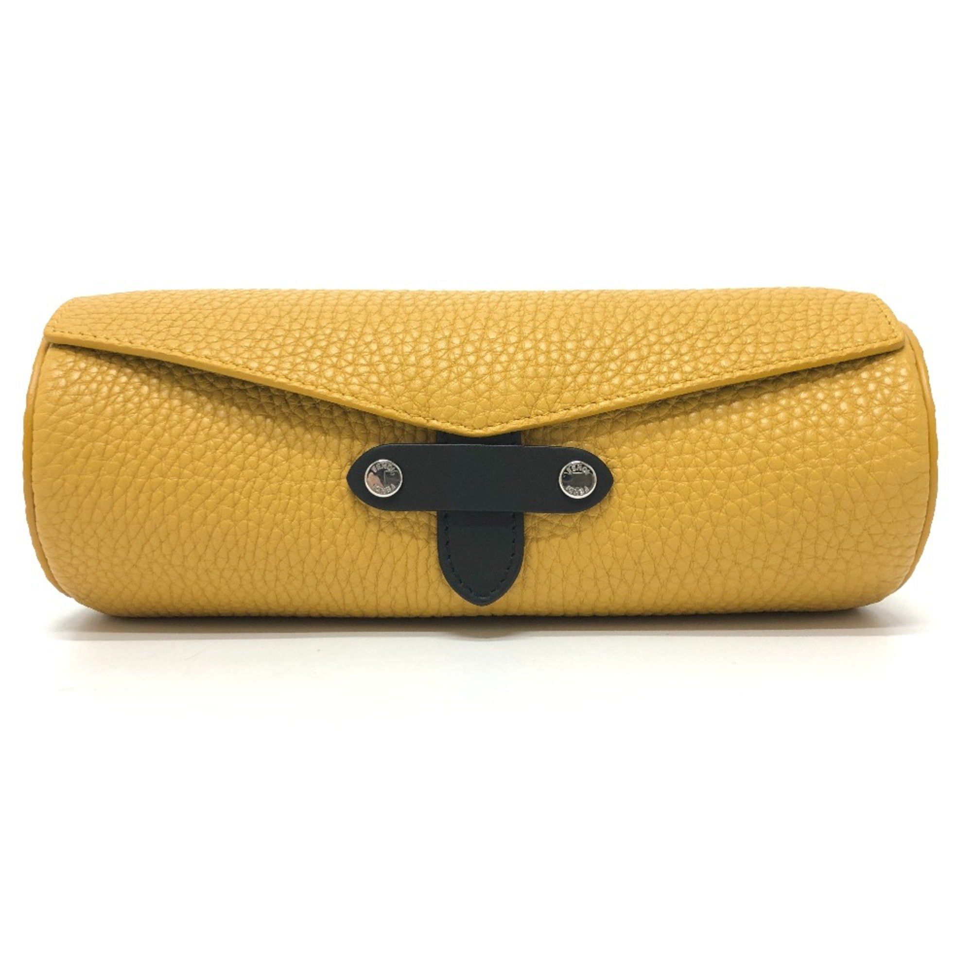 Fendi Fendi 7AS073 Watch case Watch case Accessory case yellow Black/SilverHardware Size ONE SIZE - 1 Thumbnail