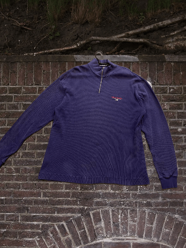 Polo Ralph Lauren Polo SPORT Ralph Lauren Quarter Zip Sweater Ribbed Pullover Size US L / EU 52-54 / 3 - 1 Thumbnail