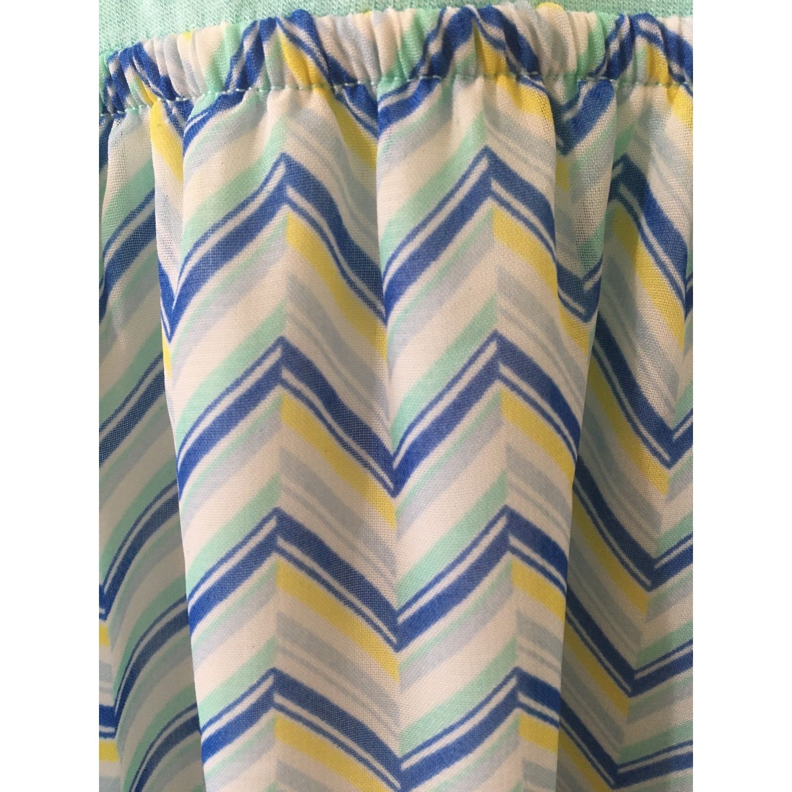 Other C Label Medium Sleeveless Maxi Dress Chevron Pattern Bottom Size M / US 6-8 / IT 42-44 - 4 Thumbnail