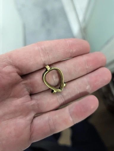 Handmade 2Pcs Ring Knife Beads Paracord Brass Bead Handmade Size ONE SIZE - 3 Thumbnail