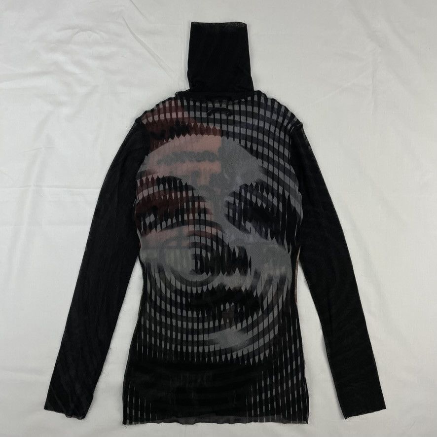 Jean Paul Gaultier AW2001 Jean Paul Gaultier Garbo/Dietrich Mesh Top Vintage Size US M / EU 48-50 / 2 - 2 Thumbnail