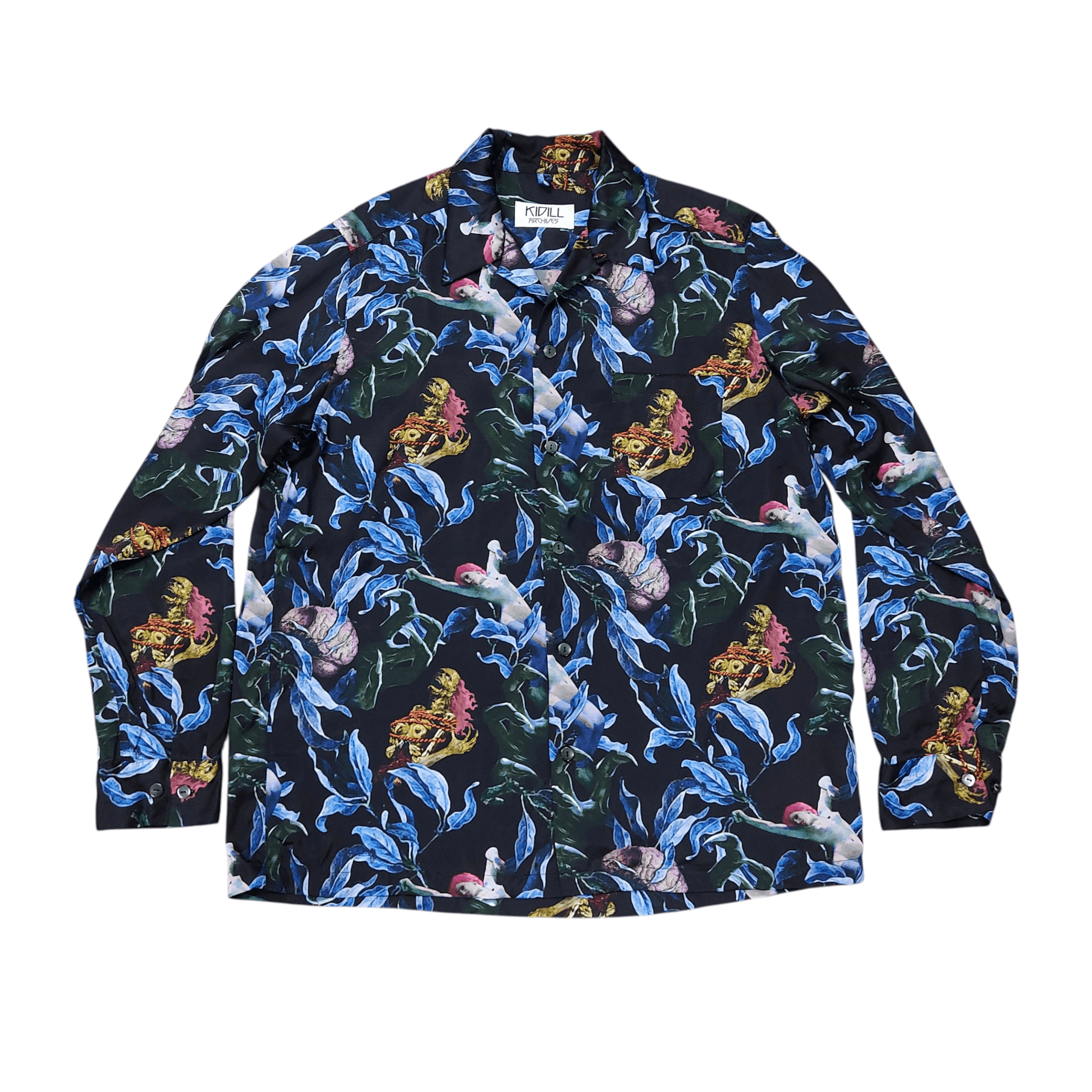 KIDILL KIDILL Archives Batalian Zombie Skulls Aloha LS Shirts Size US L / EU 52-54 / 3 - 6 Thumbnail