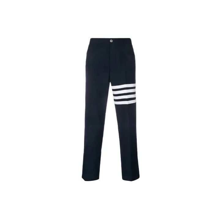 Thom Browne Thom Browne Blue Ankle-Length Casual Trousers Size US 28 / EU 44 - 1 Thumbnail