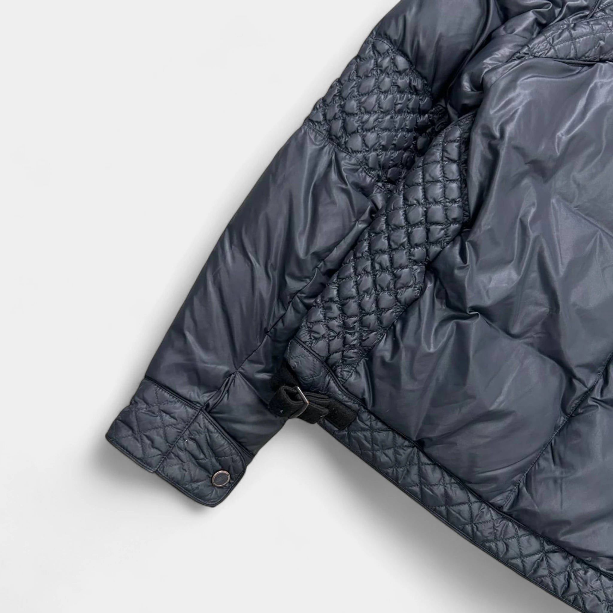 Roberto Cavalli Cavalli Class 2000's Quilted Navy Jacket Size US M / EU 48-50 / 2 - 7 Thumbnail