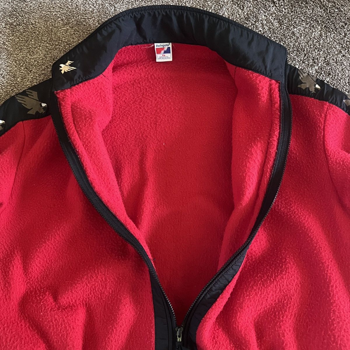 Other Vintage Swingster NASCAR Winston Cup Fleece Size US XL / EU 56 / 4 - 6 Thumbnail