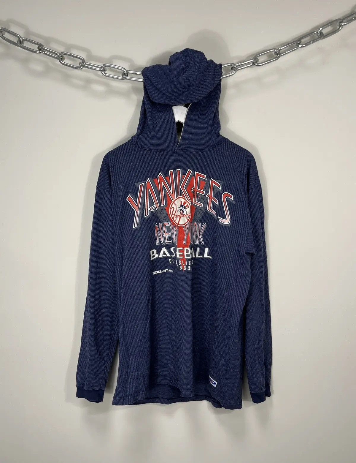 MLB Vintage New York Yankees 1993 Navy MLB Hoodie Size US XL / EU 56 / 4 - 1 Thumbnail