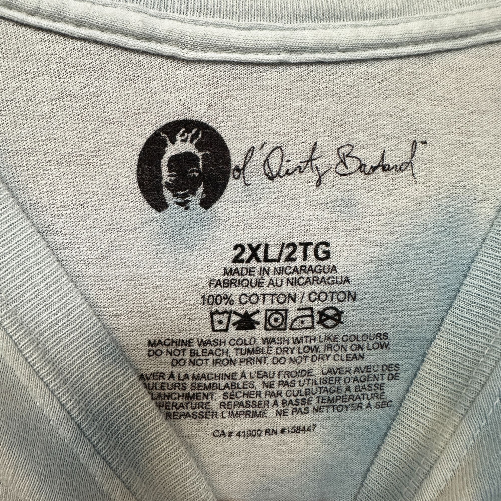 Other Wutang Clan Ol Dirty Bastard Blue Tie Dye Rap Tshirt size 2x Size US XXL / EU 58 / 5 - 4 Thumbnail