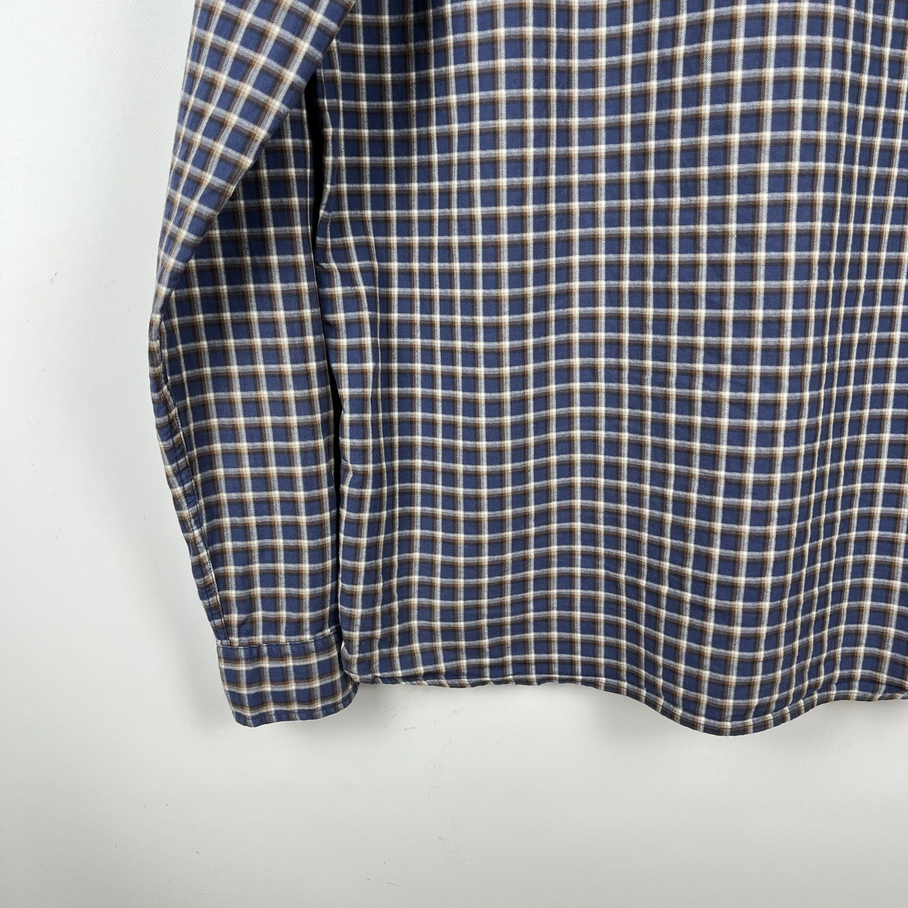 Allsaints Designer AllSaints Deming Long Sleeve Button Up Shirt Size US L / EU 52-54 / 3 - 18 Thumbnail