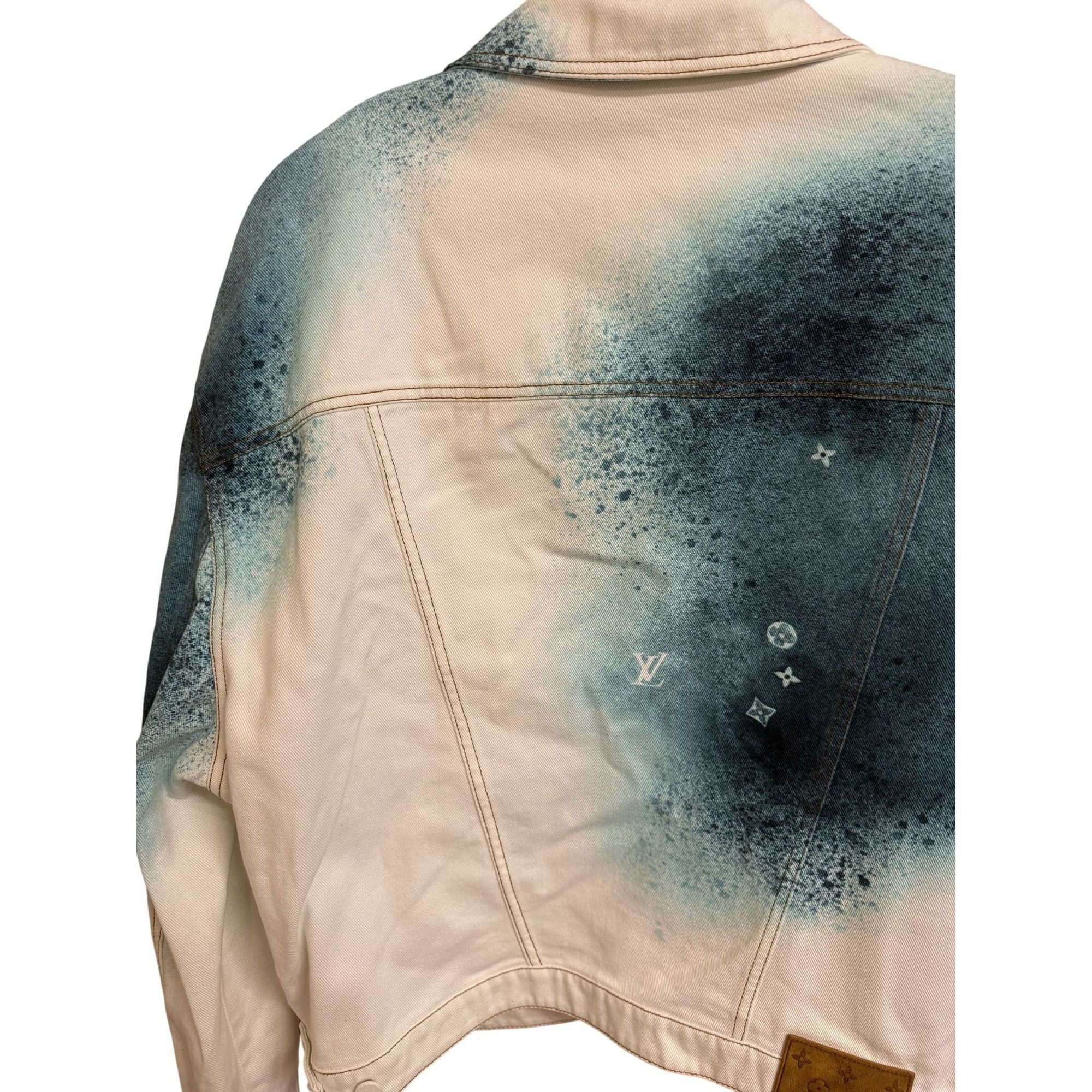Louis Vuitton Louis Vuitton Mens Gradient Denim Jacket - Size 56 - Made In Size US XL / EU 56 / 4 - 14 Thumbnail