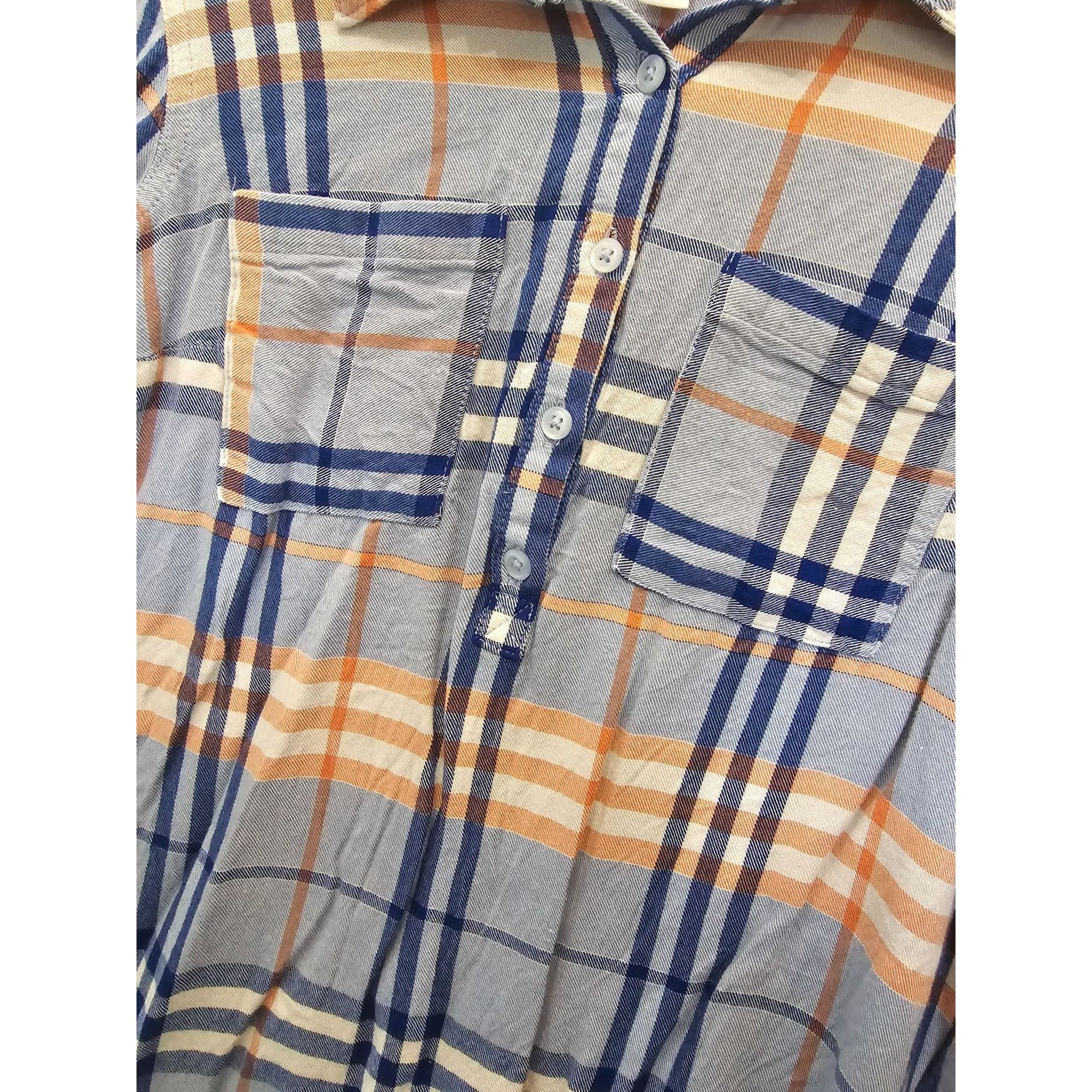 Other Isabel Maternity By Ingrid & Isabel Plaid Button-Front Tunic Size S / US 4 / IT 40 - 3 Thumbnail