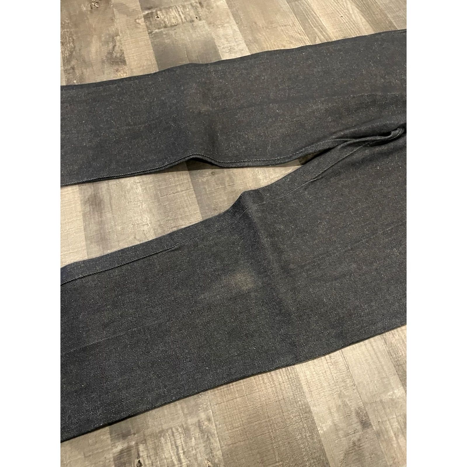 Denime VINTAGE Renegade Denim Jeans Mens Size 38x33 Dark Wash Blue 1970s Rockabilly Casual Jeans Mens Size US 38 / EU 54 - 5 Thumbnail