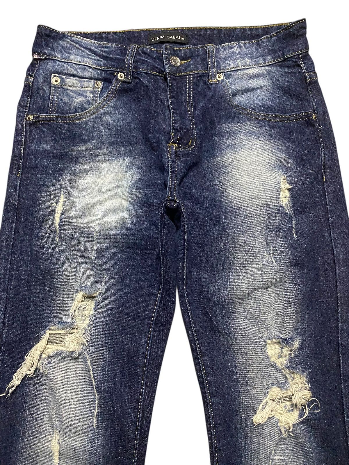 Japanese Brand Vintage Japanese Brand Denim Gabaha Custom Slim Fit Jeans Size US 30 / EU 46 - 3 Thumbnail