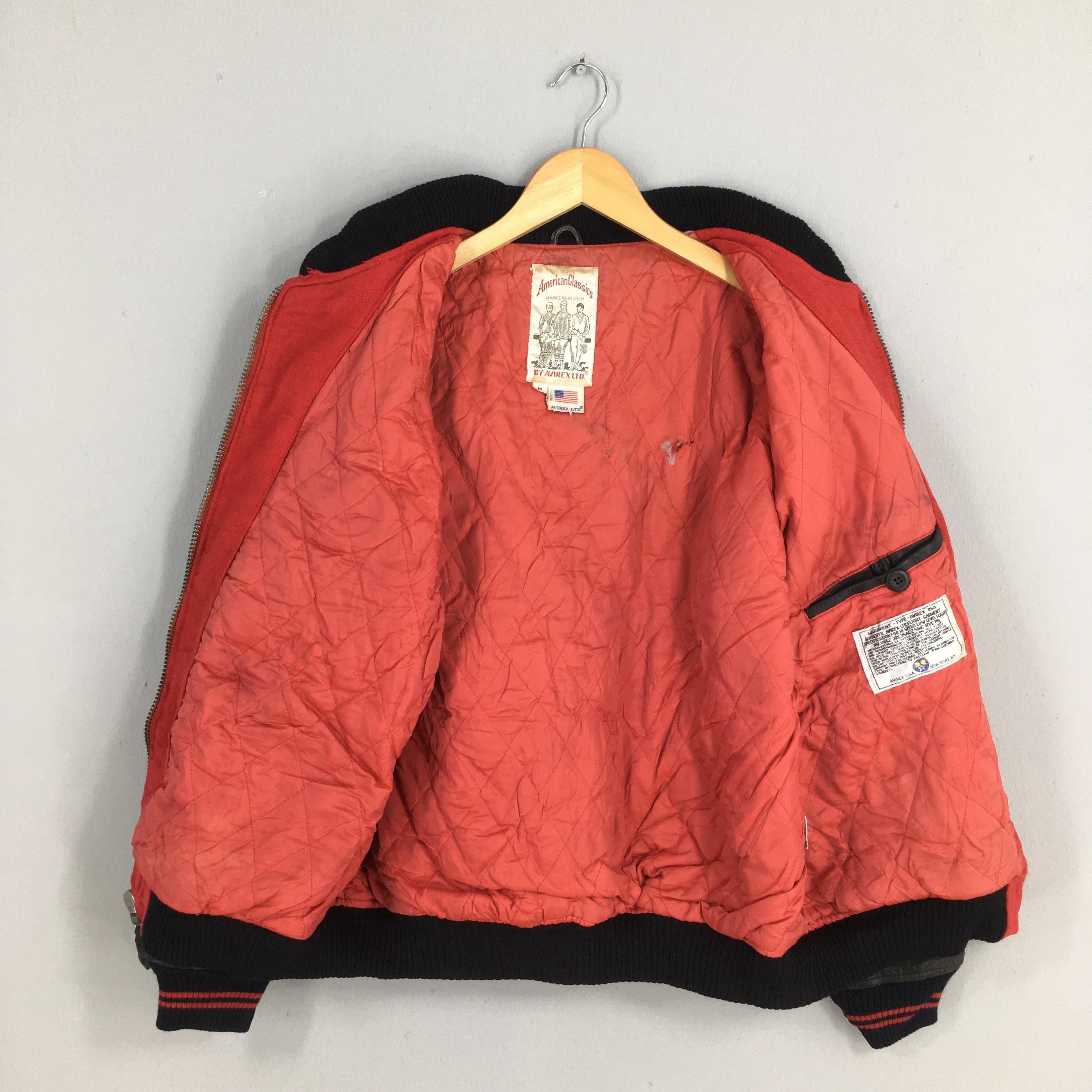 Avirex Vintage Avirex Usa Army Air Force Wool Bomber Jacket Medium Size US M / EU 48-50 / 2 - 5 Thumbnail