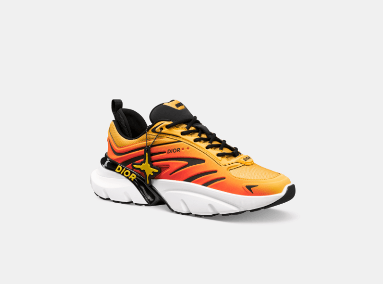 Dior o1w1db10426 3SN306 Low-Top Sneakers in Orange Size US 7 / EU 40 - 2 Thumbnail