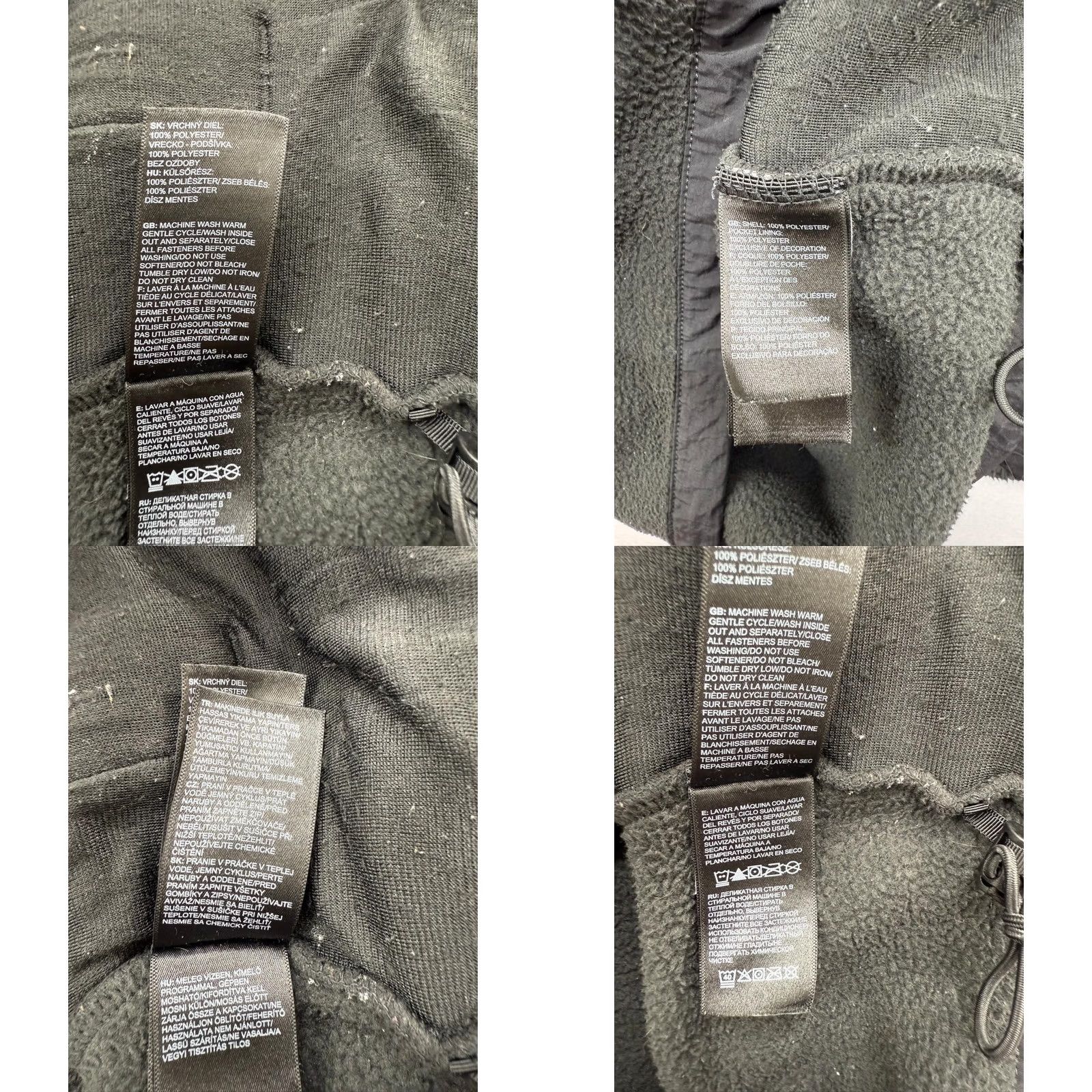 The North Face The North Face Grey Full Zip Fleece Jacket L - Men’s, Vintage-Style Look, Zipper Pockets, Regular Jacket/Coat Length Hip Size US L / EU 52-54 / 3 - 9 Thumbnail