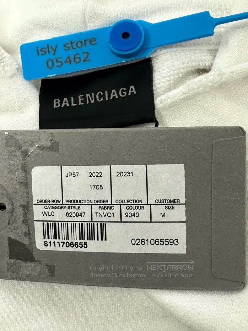 Balenciaga Balenciaga Letter Printed Pullover Long Sleeve Sweatshirt Size US M / EU 48-50 / 2 - 4 Thumbnail