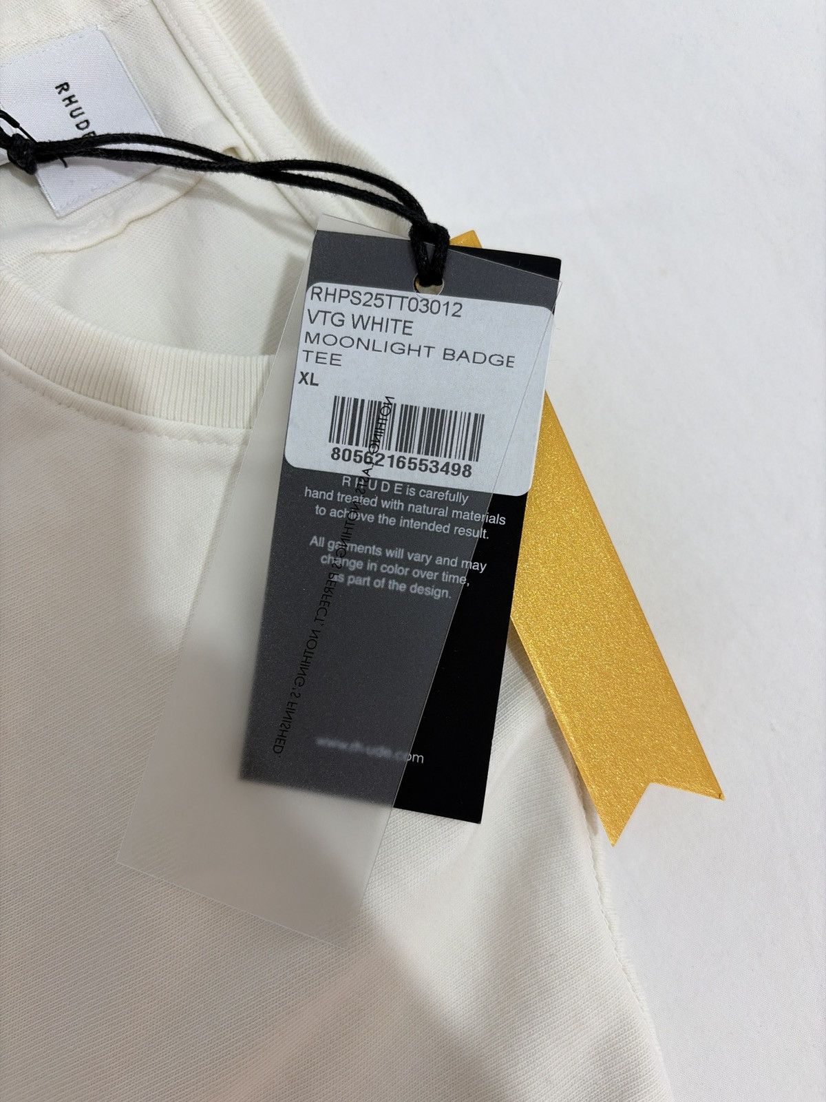 Rhude Rhude 2025 Black Moonlight Logo Tee Size US XL / EU 56 / 4 - 9 Thumbnail