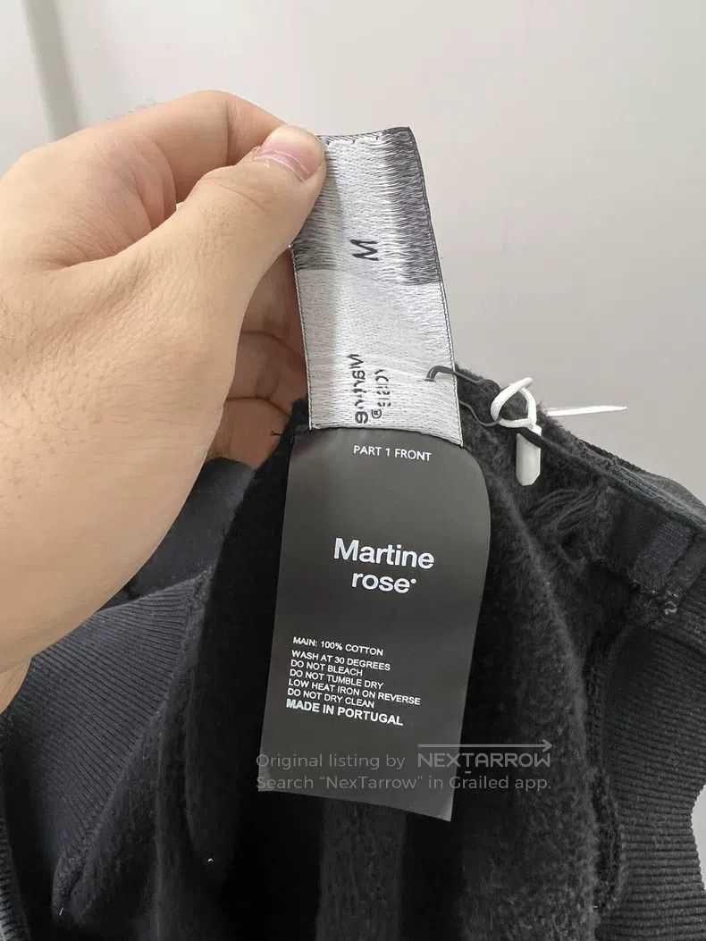 Martine Rose Martine Rose Black zippered sweatshirt Size US XS / EU 42 / 0 - 5 Thumbnail