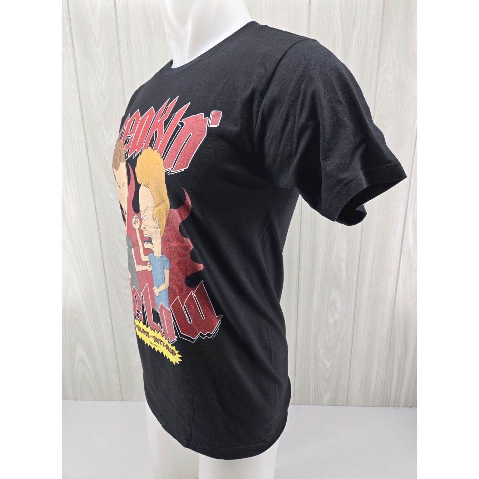 Vintage Beavis and Butthead Breaking The Law 2022 Black T-shirt Size SMALL Size US S / EU 44-46 / 1 - 4 Thumbnail