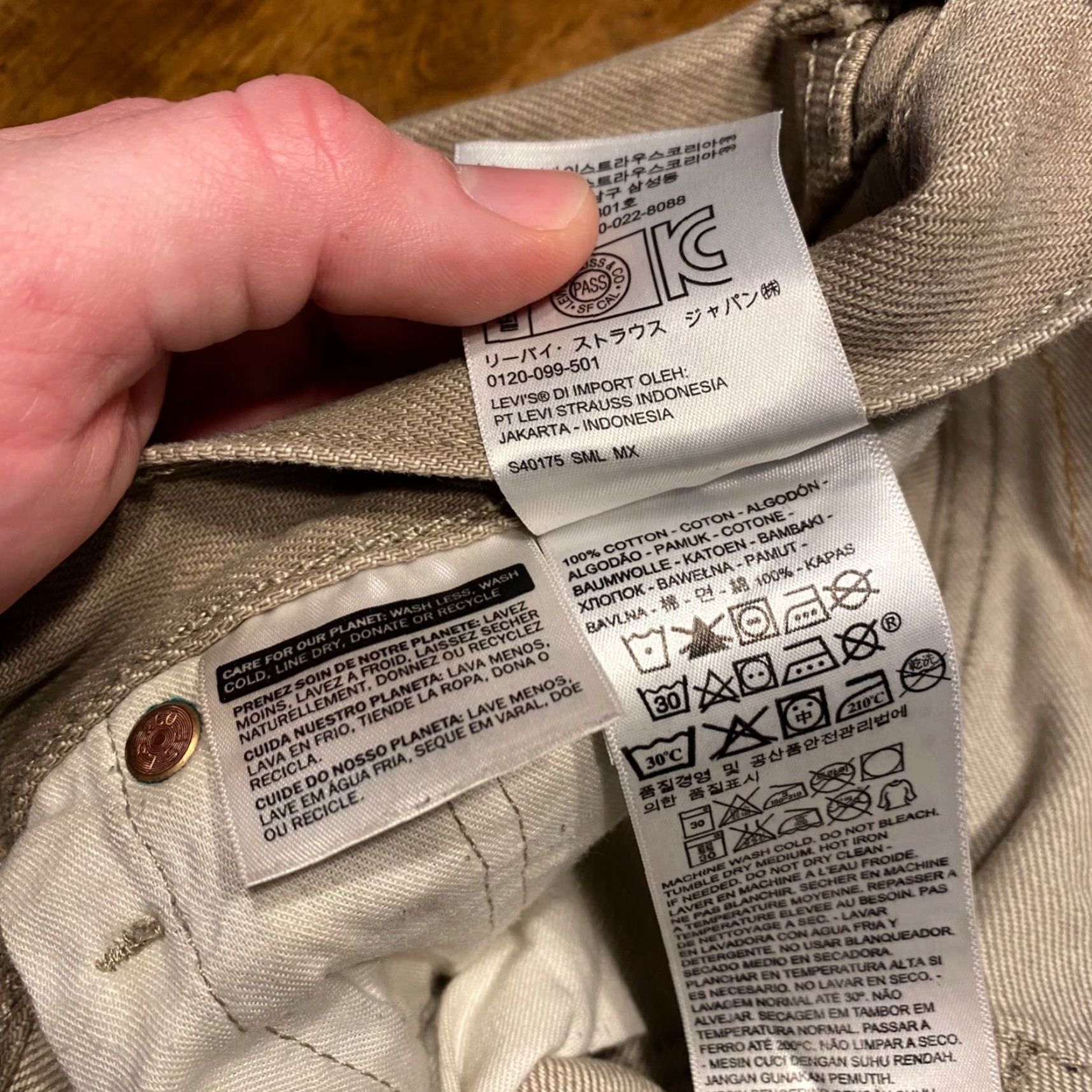 Levi's VINTAGE Levi's Jeans Men's 32x29 Straight Leg Cotton Brown Fall Spring Summer Winter Classic Outdoor Chic Size US 32 / EU 48 - 4 Thumbnail