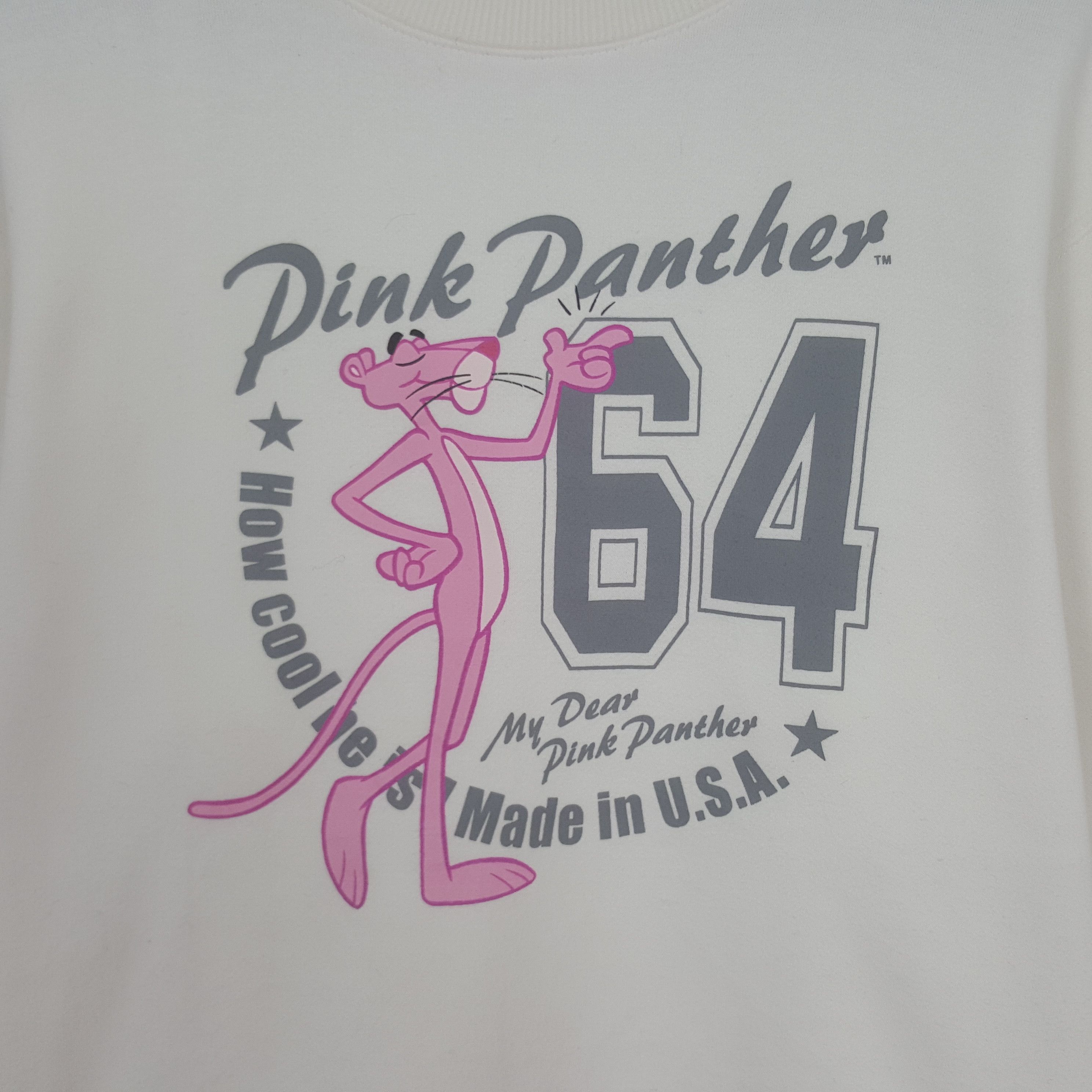 Disney Vintage Pink Panther Sweatshirt Size US M / EU 48-50 / 2 - 2 Thumbnail