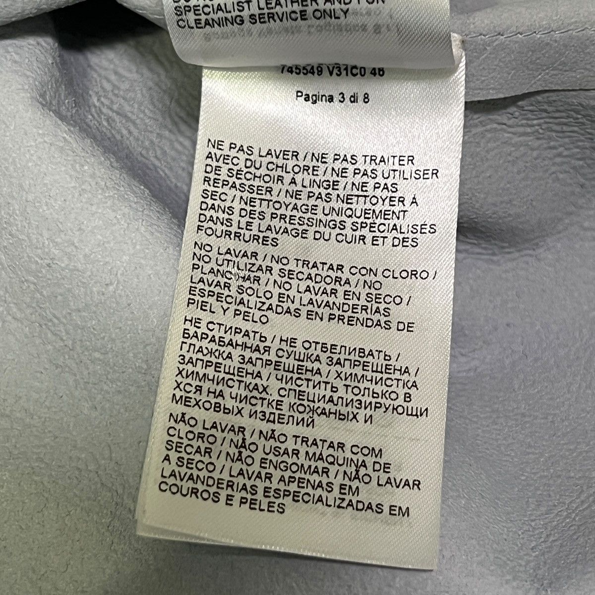 Bottega Veneta BOTTEGA VENETA 2023SS Trompe-l'oeil Leather Shirt Size US S / EU 44-46 / 1 - 9 Thumbnail