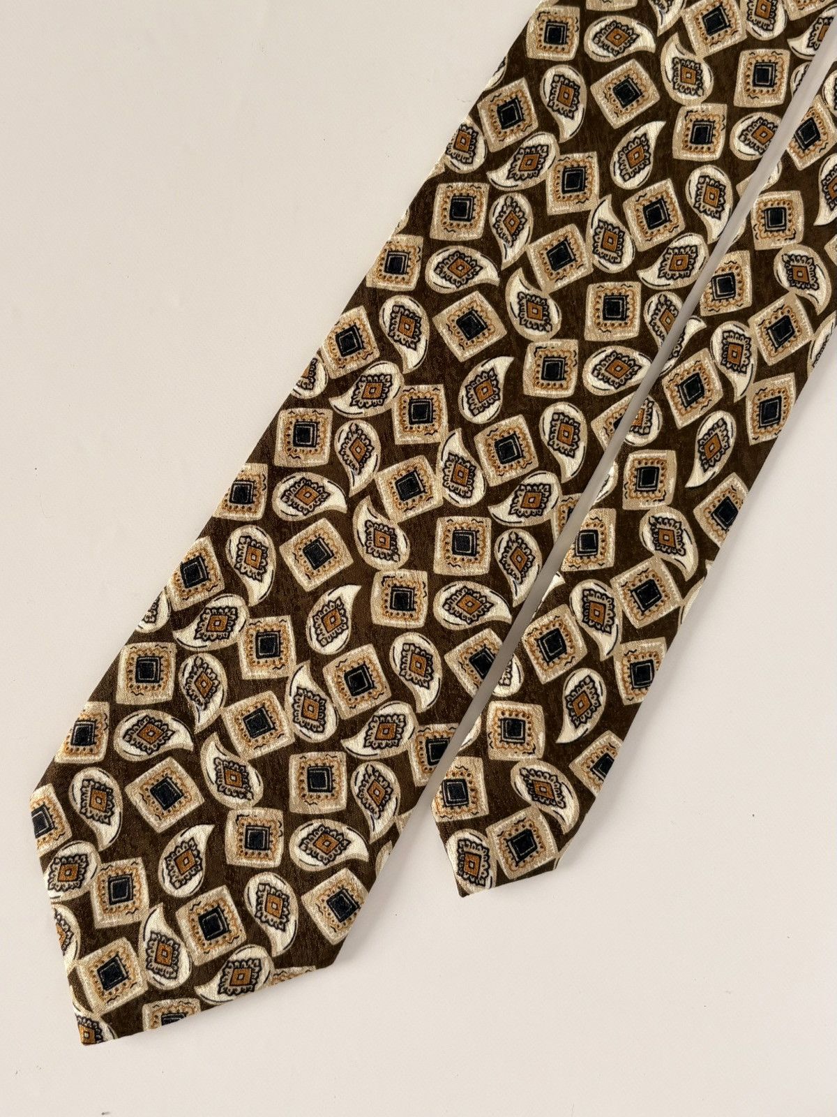 Ermenegildo Zegna ERMENEGILDO ZEGNA SILK NECKTIE PAISLEY TIE MADE IN ITALY Size ONE SIZE - 6 Thumbnail