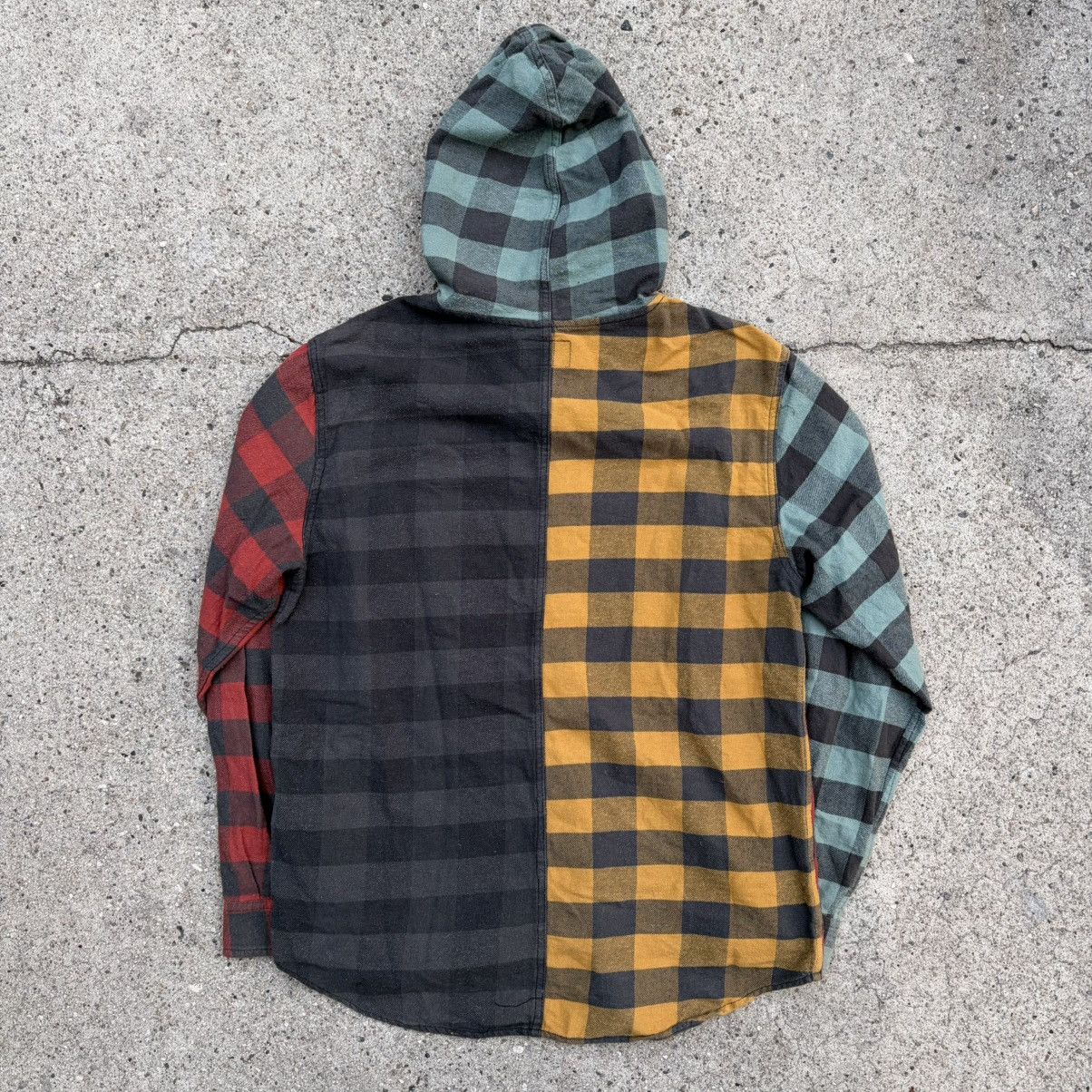 Supreme Supreme 2017 Multi Color Buffalo Hooded Flannel Size Medium Size US M / EU 48-50 / 2 - 3 Thumbnail