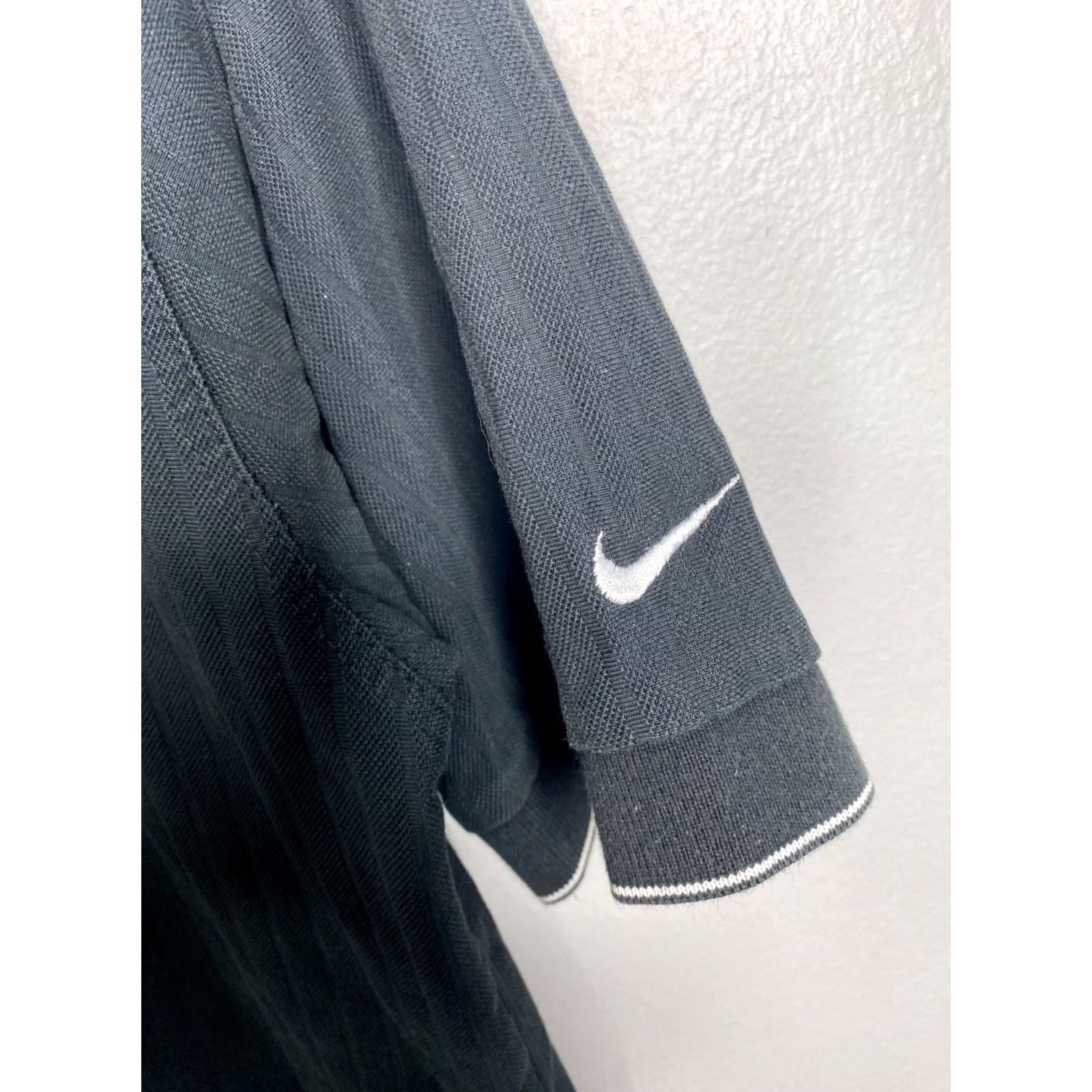Nike Tiger Woods Collection Nike Short Sleeve Polo Shirt Mens Size Medium Black B78 Size US XL / EU 56 / 4 - 4 Thumbnail