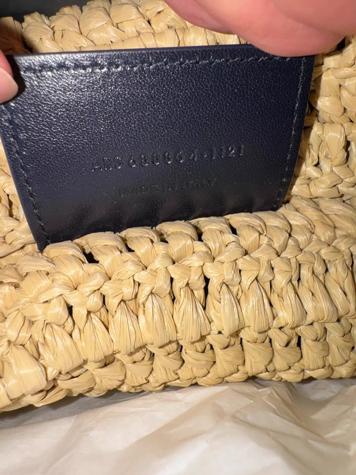 Yves Saint Laurent YSL Straw Beach Bag New Unused Dust Bag Size ONE SIZE - 7 Thumbnail