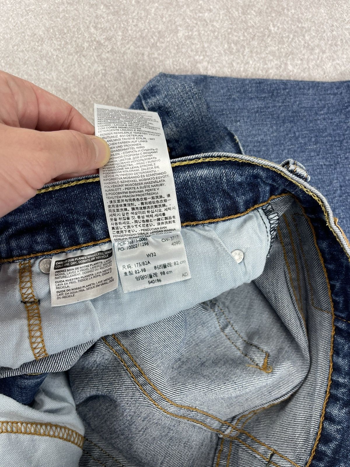 Levi's Levis Washed Blue Denim Shorts Size 32 Size US 32 / EU 48 - 10 Thumbnail