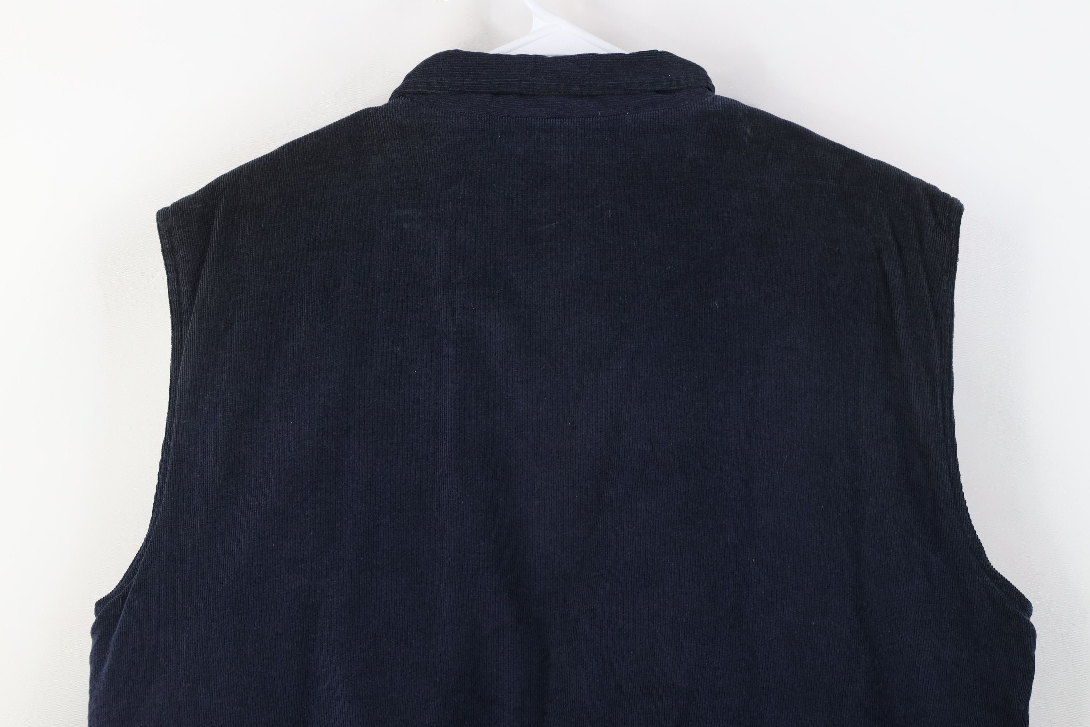 Vintage Vintage 90s Streetwear Lined Corduroy Puffer Vest Jacket Size US L / EU 52-54 / 3 - 16 Thumbnail
