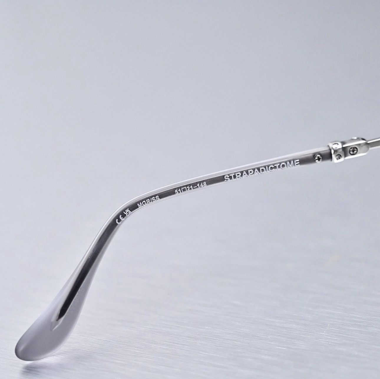 Chrome Hearts CHROME HEARTS STRAPADICTOME MATTE GRAPHITE SS GLASSES Size ONE SIZE - 5 Thumbnail