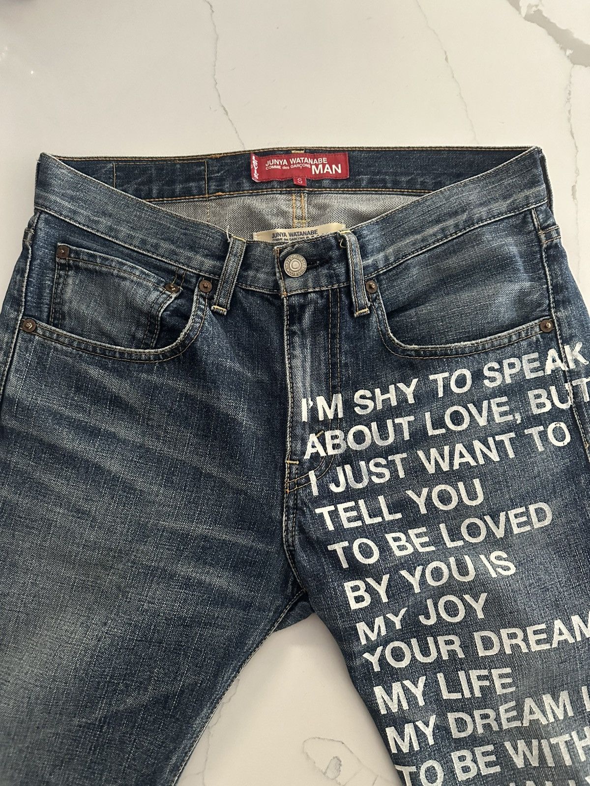 Junya Watanabe × Levi's Junya Watanabe Poem Denim 30x30 Size US 30 / EU 46 - 2 Thumbnail
