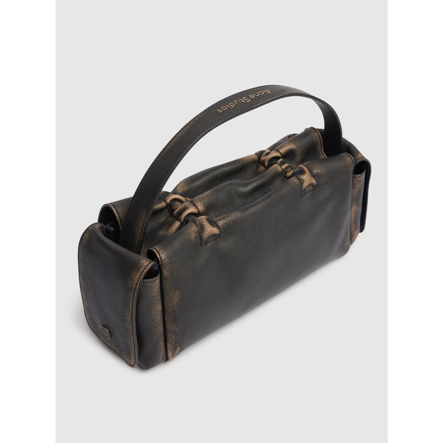 Acne Studios ACNE STUDIOS Multipocket Brown Leather Shoulder Bag New Size ONE SIZE - 3 Thumbnail