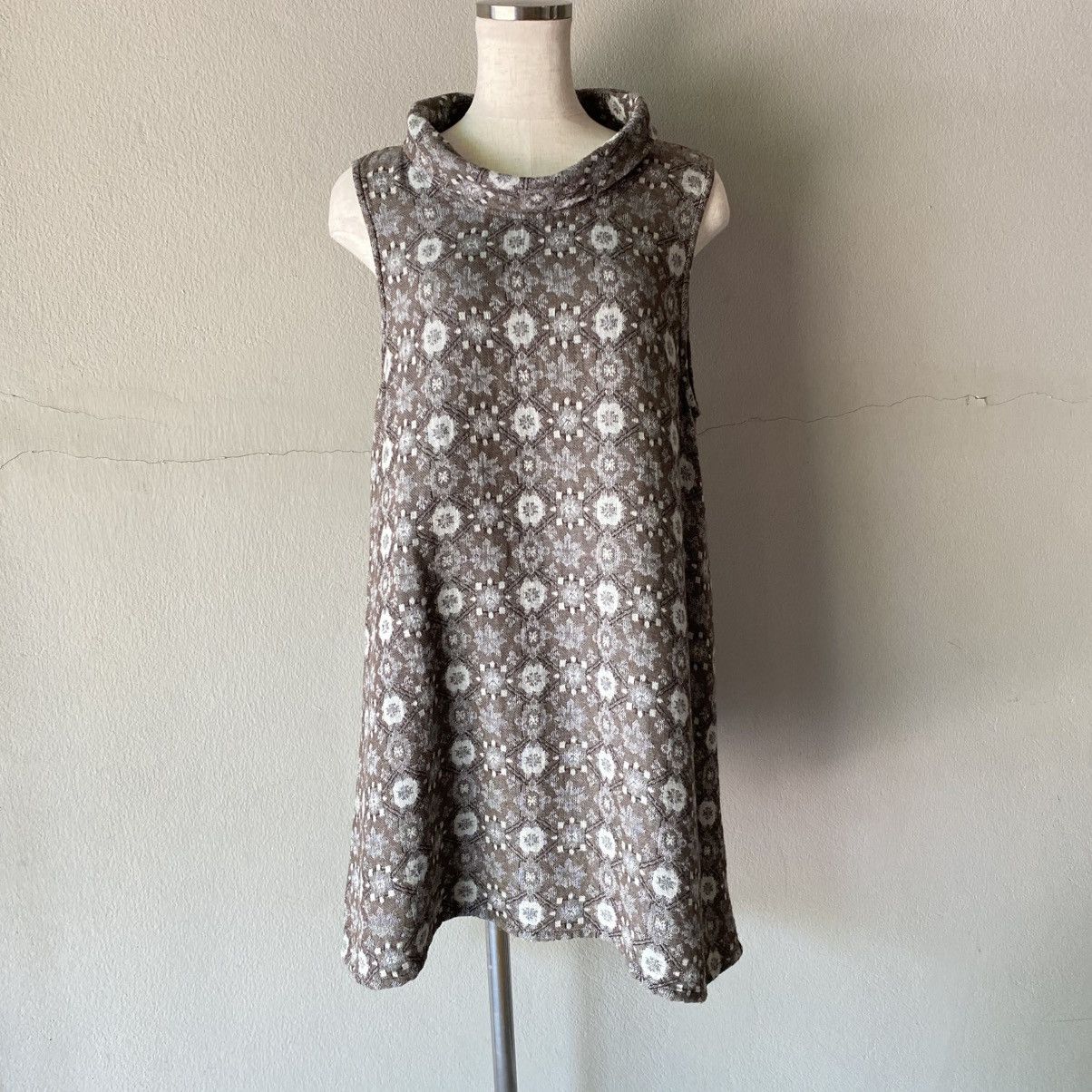 Designer × Japanese Brand Apsara Gray Sleeveless Knit Dress Size S / US 4 / IT 40 - 13 Thumbnail