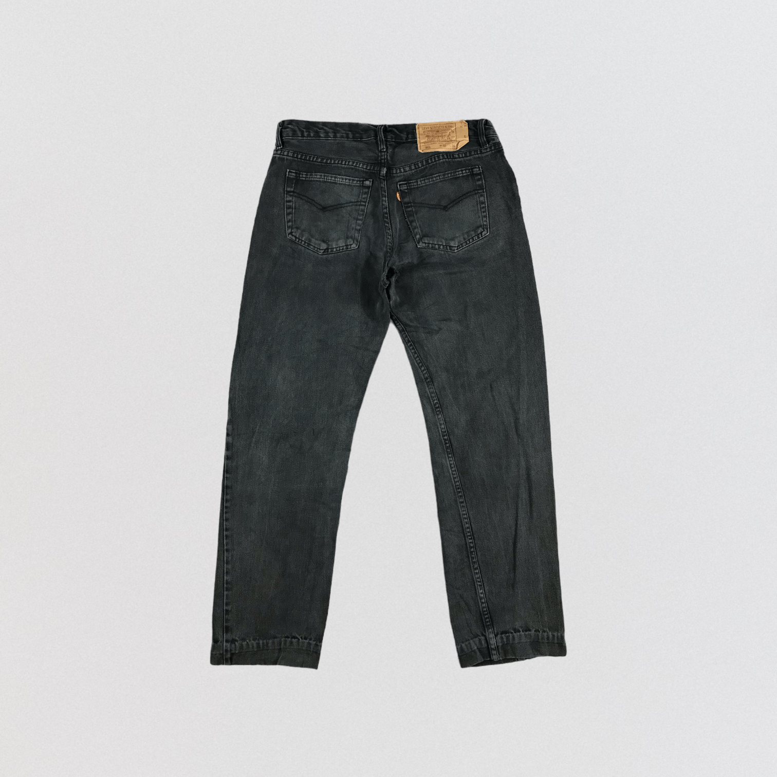 Levi's × Vintage 80s Vintage Distress Sunfaded Levis 501 Jeans-JM2098 Size US 32 / EU 48 - 2 Thumbnail