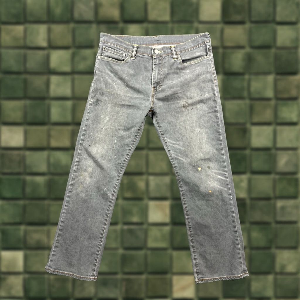 Levi's VINTAGE Levi's 504 Jeans Mens Light Gray Regular Fit Straight 34x30 80s 90s City Denim Straight Mens Size US 34 / EU 50 - 1 Thumbnail