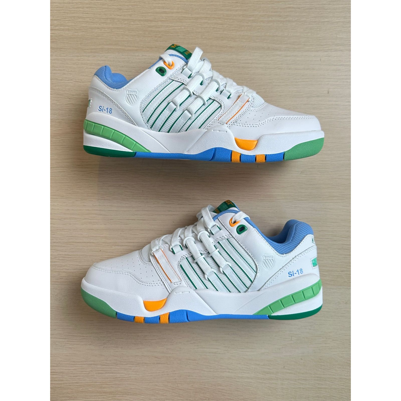 K-Swiss K-SWISS Si-18 International White Sneaker Size 9W - NEW Size US 9 / IT 39 - 3 Thumbnail