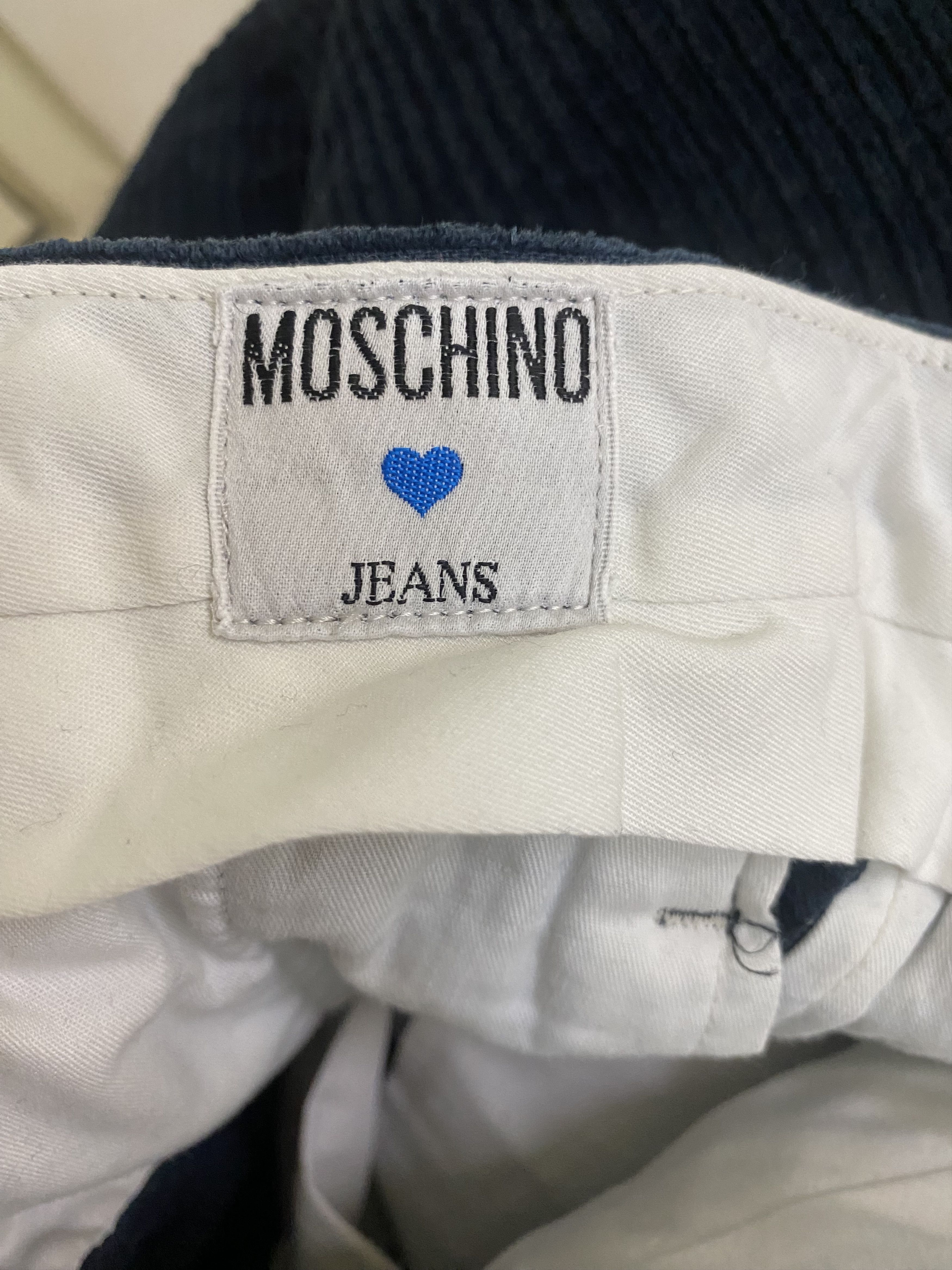 Moschino Vintage Moschino Wide Leg Corduroy Trouser Pants Size US 29 - 4 Thumbnail