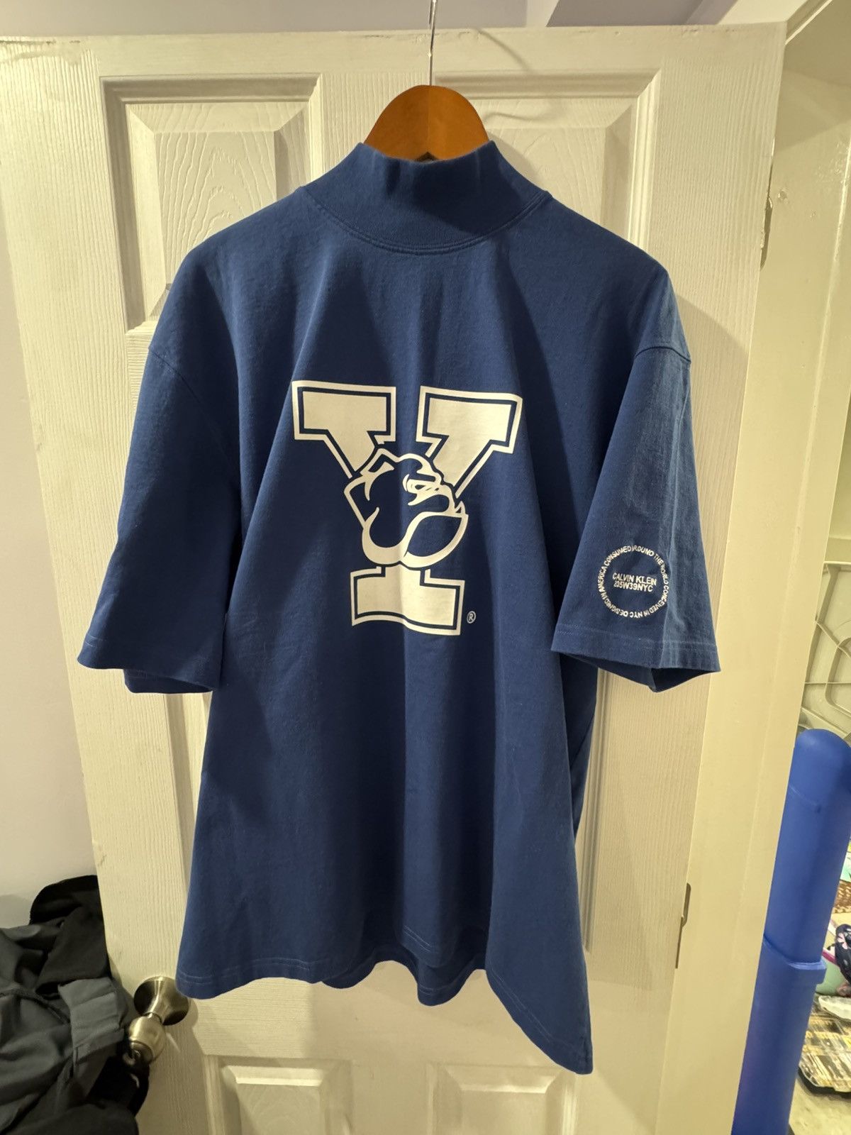 Calvin Klein 205W39NYC Calvin Klein 205W39NYC Yale Oversized Printed , Mock Neck Size US M / EU 48-50 / 2 - 1 Thumbnail