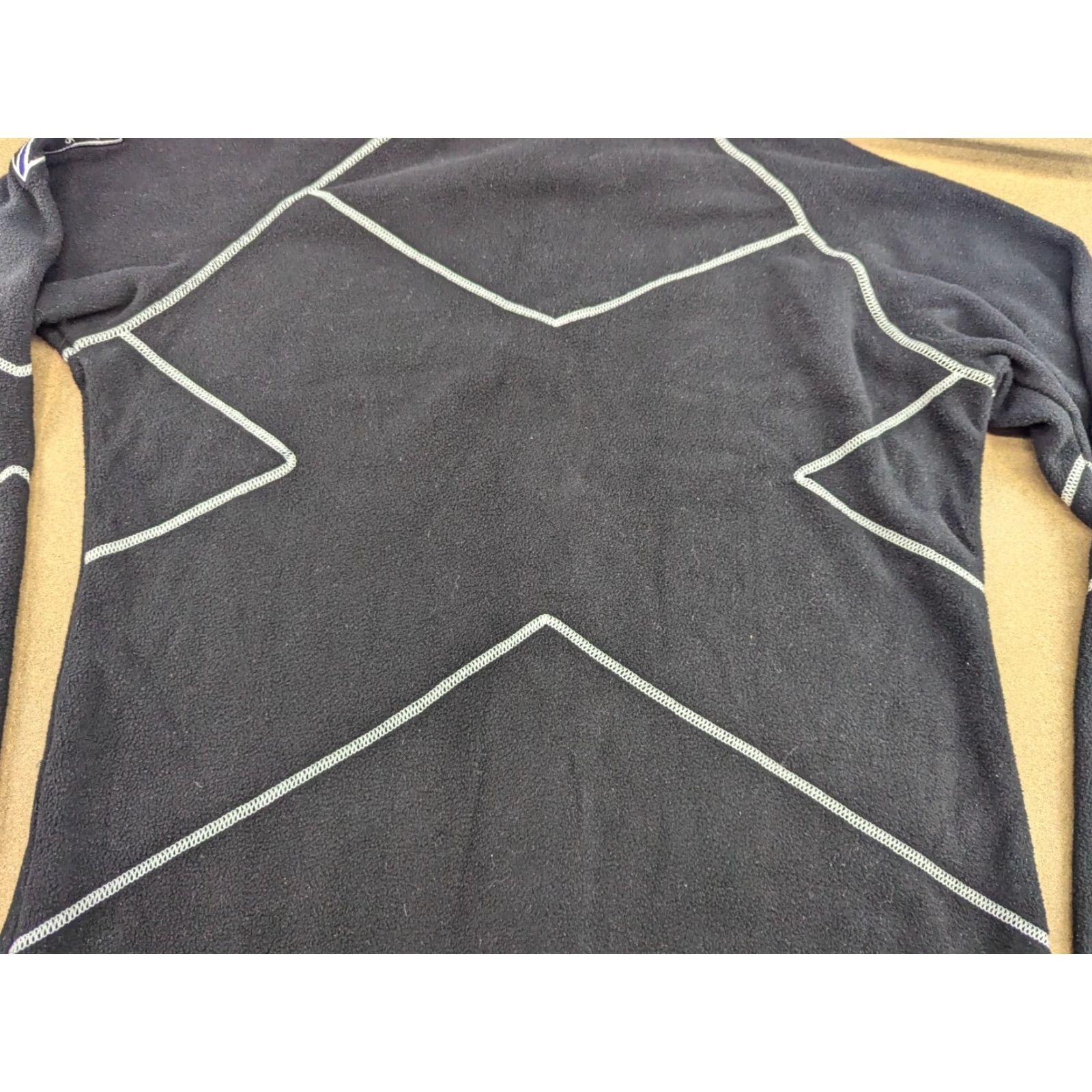 Vintage Swix Ski Jacket Mens M Fleece Black Full Zip Cross Country Sport Shirt Size US M / EU 48-50 / 2 - 4 Thumbnail
