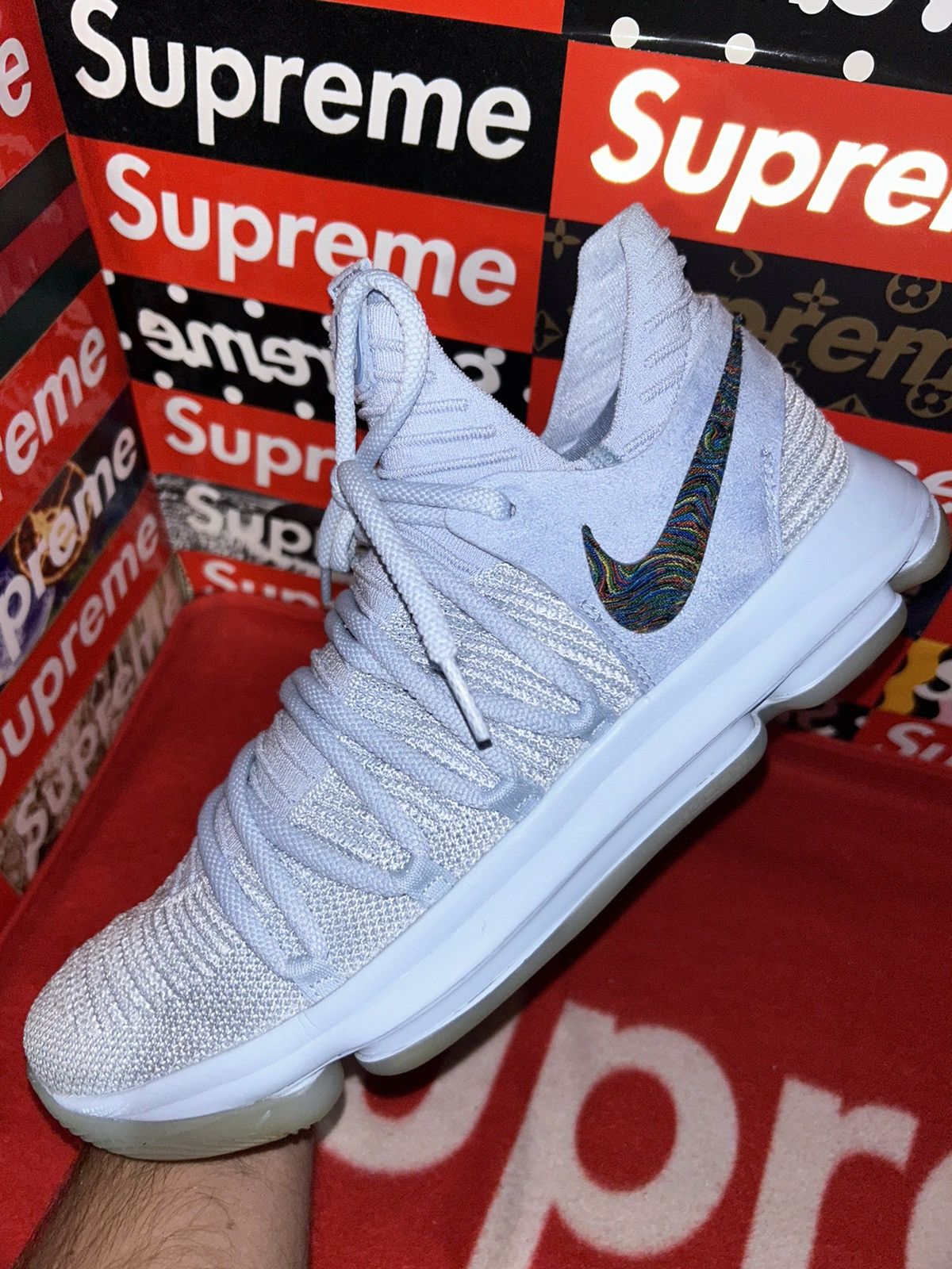 Nike Nike KD 10 Limited Anniversary 897817-900 size 12 with box Size US 12 / EU 45 - 6 Thumbnail