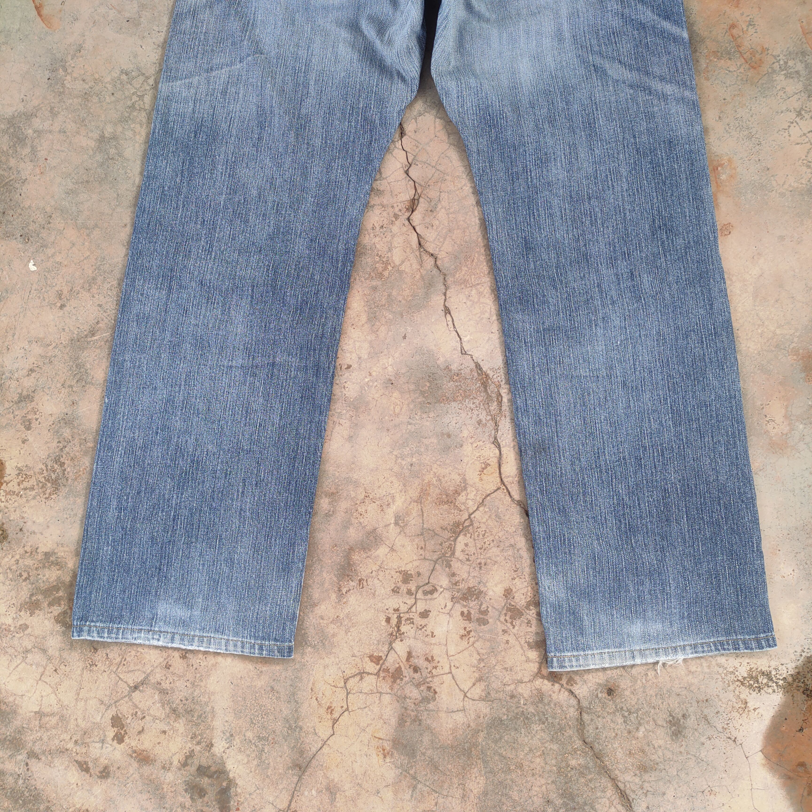 Edwin × Jean W33 VINTAGE EDWIN 504 FADED DISTRESSED JEAN PANTS Size US 33 - 9 Thumbnail