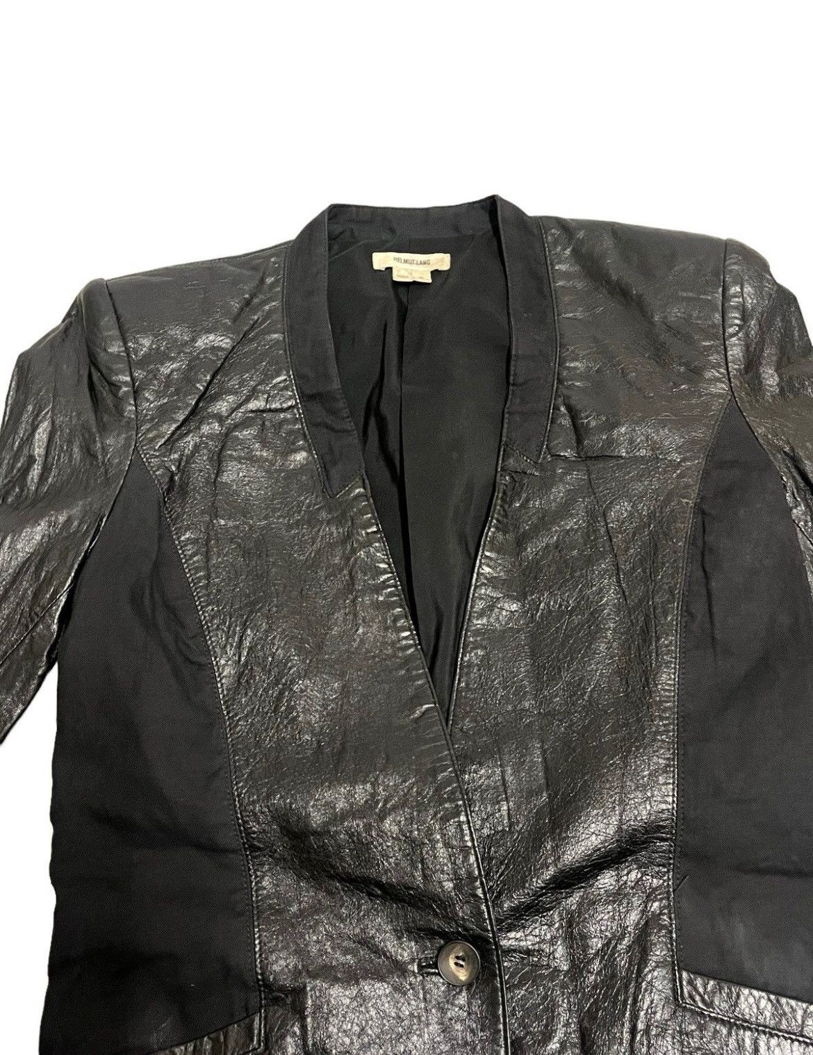 Helmut Lang Helmut Lang Leather Jacket Size US S / EU 44-46 / 1 - 9 Thumbnail