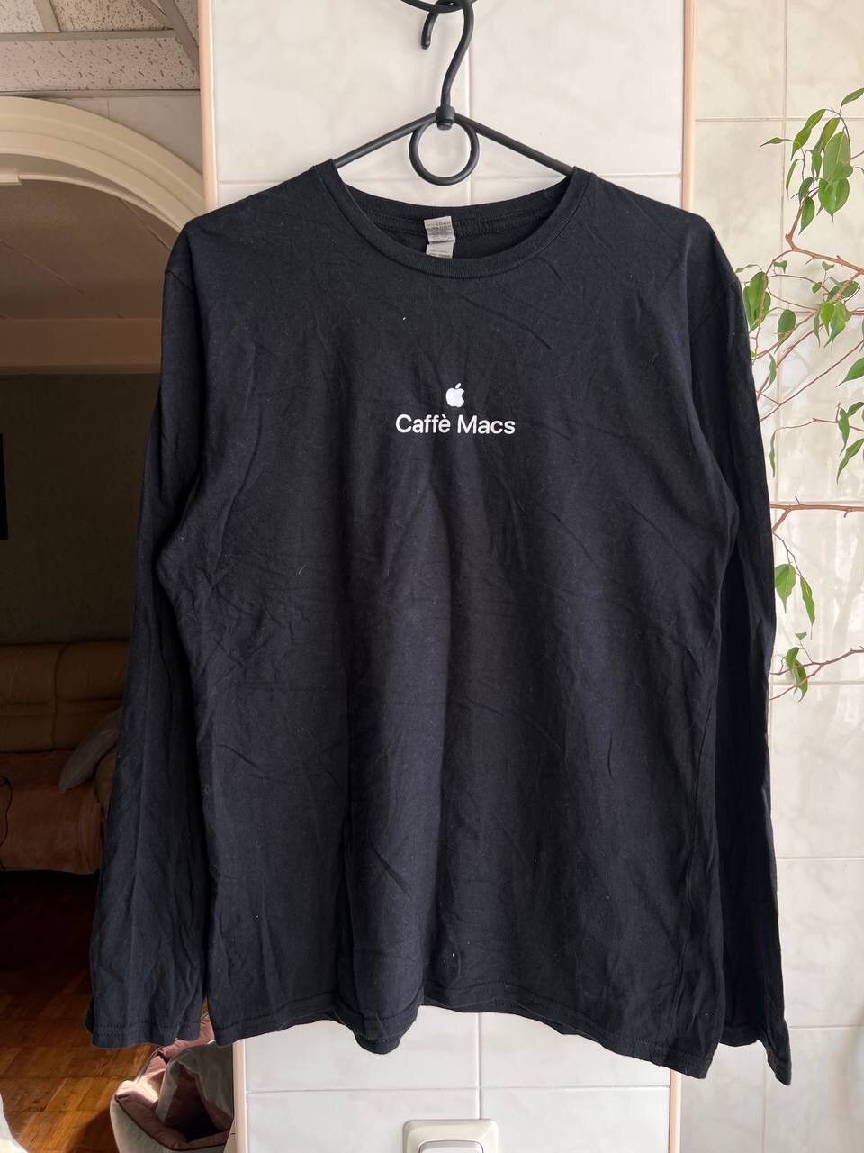 Apple × Vintage Vintage Apple Mac Caffe Promo Graphic Long Sleeve T Shirt Size US M / EU 48-50 / 2 - 6 Thumbnail